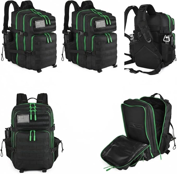 45L Tactical Backpack for Men Women, Military Assault Pack - Image 4