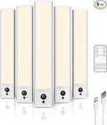 EZVALO 5-Pack Under Cabinet Lighting, 2400mAh Motion Sensor Light, LED Closet by EZVALO