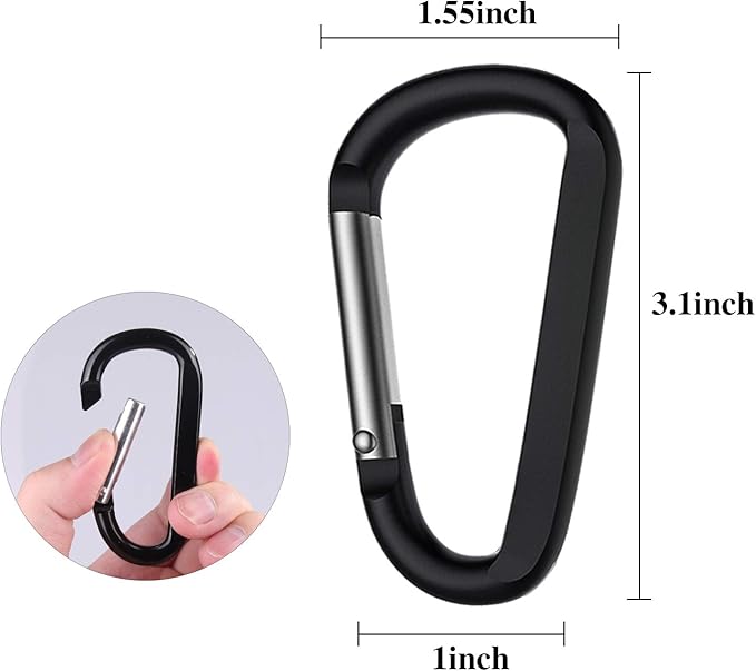 CampTek Carabiner Caribeaner Clip - Image 2