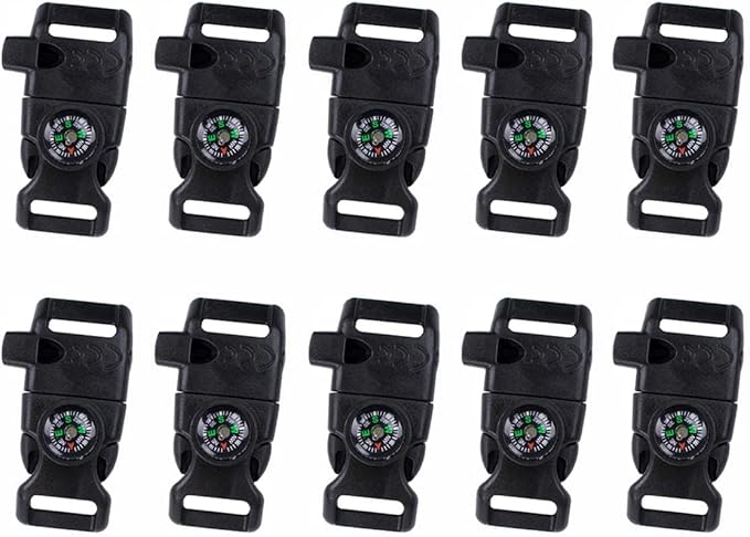 10 PCS Emergency Whistle Buckle come - Image 4
