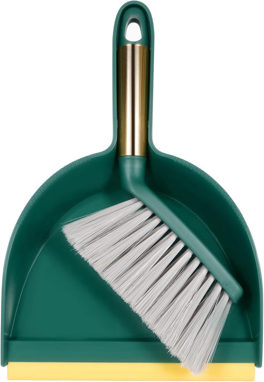 Small Broom and Dustpan Set, Dustpan and Brush Set, Small Brush and Dustpan Set, Hand Broom and Dustpan Set, Mini Handheld with Home, Desktop, Kitchen, pet