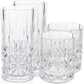 BELLAFORTE Shatterproof Tritan Plastic Drinking Glasses. 13oz & 18oz Water by BELLAFORTE