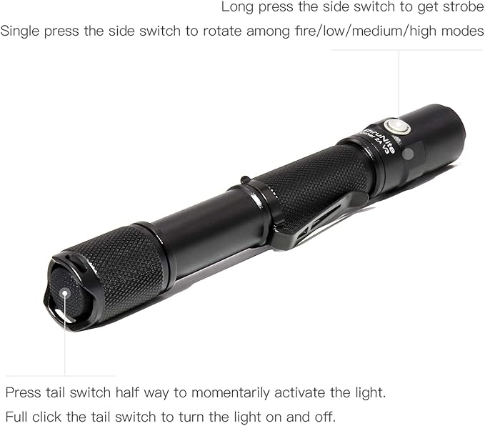 ThruNite LED Flashlight Archer 2A V3, 500 Lumens Mini AA Flashlight - Image 5