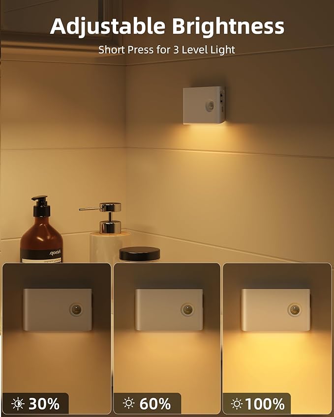 EZVALO 3 Pack Motion Sensor Night Lights, Sync LED Stair Lights Indoor - Image 7