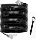 50FT 14 Gauge Heavy Duty Multi-Outlet Outdoor Extension Cord, 7 Evenly Spaced by lalarodia