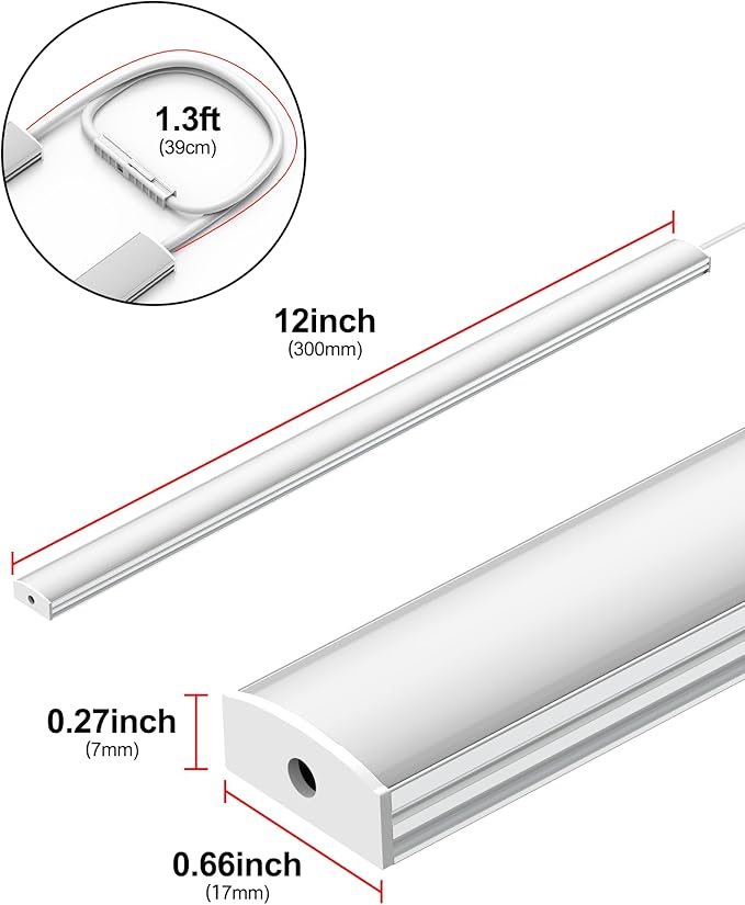 Plug-in Under Cabinet Lighting, Dimmable Counter Lights - Image 6
