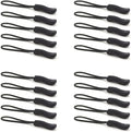 Upgraded 20PCS Premium Black Zipper Pulls by OXT