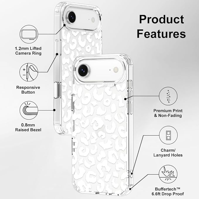 MOSNOVO for iPhone Air Case | Military Grade 6.6ft Drop Tested | Camera Control - Image 7