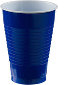 Bright Royal Blue Plastic Cups - 12 oz. - Versatile Drinkware by AmscanPartySupplies