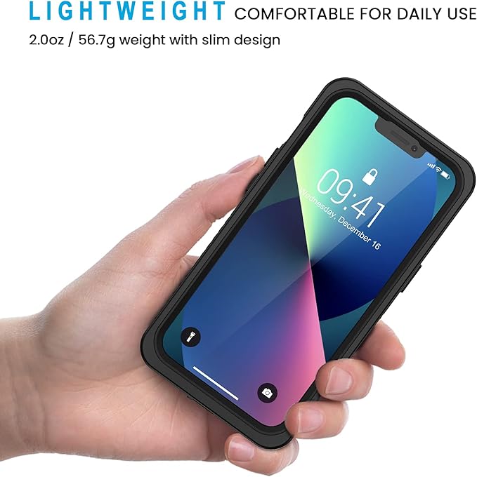 Lanhiem for iPhone 13 Case, IP68 Waterproof Dustproof Shockproof Cases - Image 2