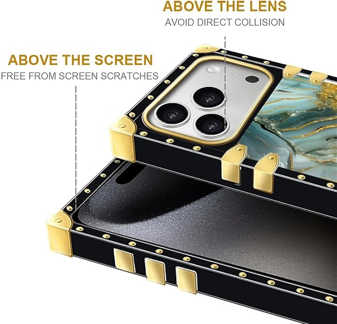 for iPhone 17 Pro Max Case Luxury Golden Decoration - Image 7