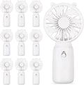 Glooglitter 10 Pcs Battery Portable Handheld Fan Bulk Wedding Fan Personal Hand by Glooglitter
