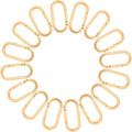 16 Pcs Carabiners Clip, Oval Shape Cute Carabiner Keychain Clip Aluminum Hook by Unknown