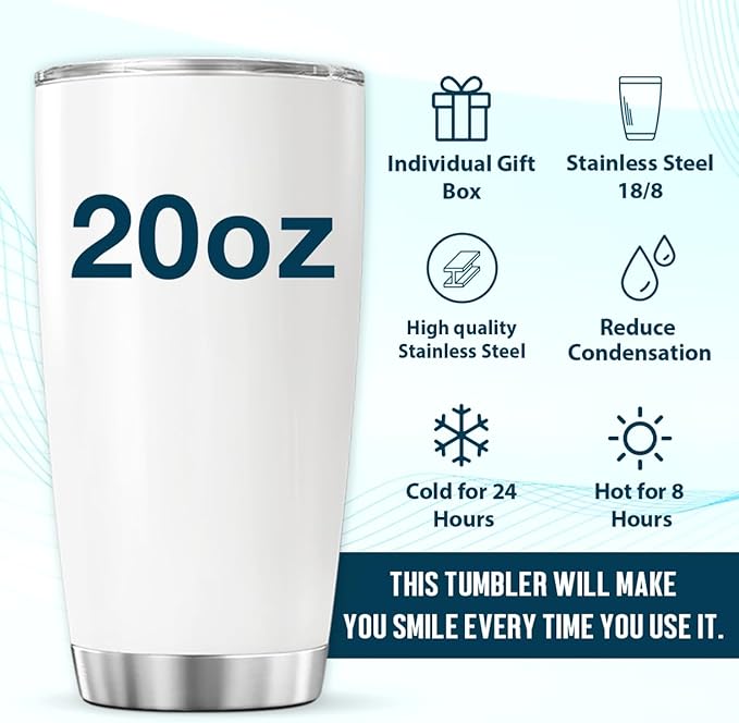 CUBICER Funny Quitter Happy Retirement Congratulations On Escaping Design 20 Oz - Image 6