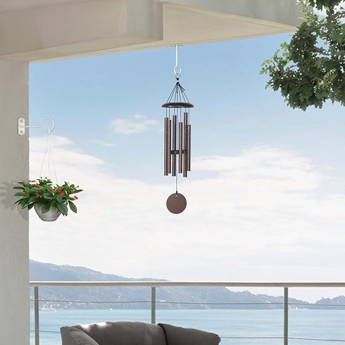Metal Hanging Plant Hooks 6in 4Pack Decorative Wall Plant Hanger - Image 5
