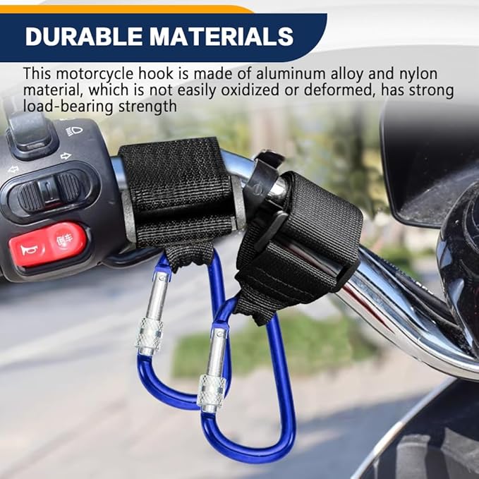 2 Pack UTV Hook for Hanging Headsets, Helmet and Goggles - Image 3