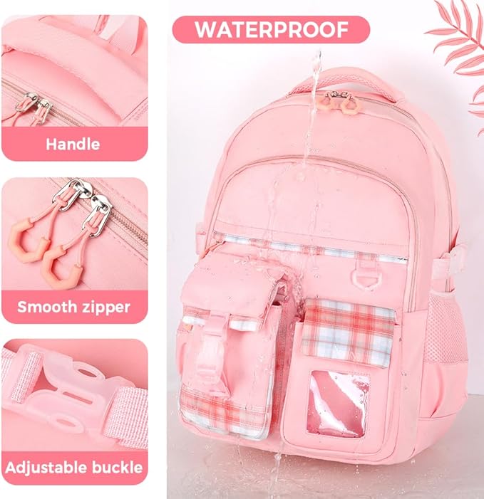 Cute Backpack for Teen Girls Kids Kawaii Bookbag Large School Back Packs - Image 5