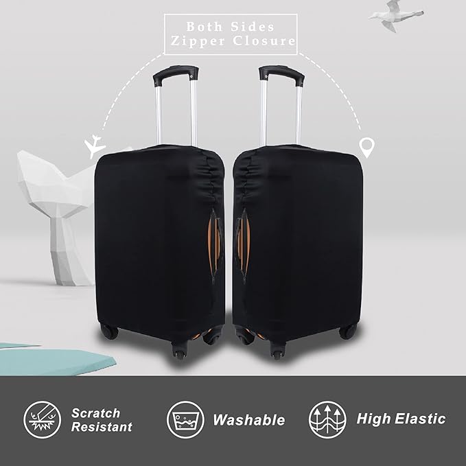 Explore Land Travel Luggage Cover Suitcase Protector Fits 23-26 Inch Case - Image 2