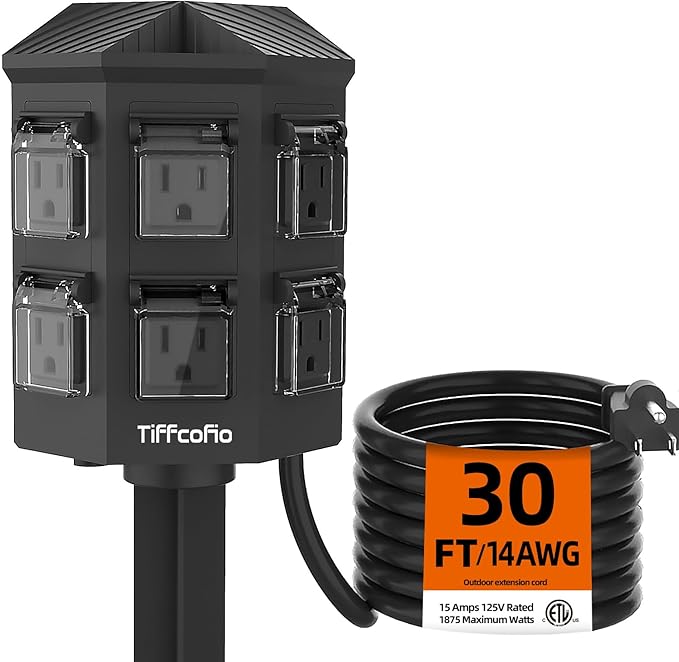 TiFFCOFiO Outdoor Power Strip by TiFFCOFiO
