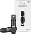 OLIGHT 2 Pack IMINI 2 EDC Rechargeable Keychain Flashlight, 50 Lumens Compact by OLIGHT