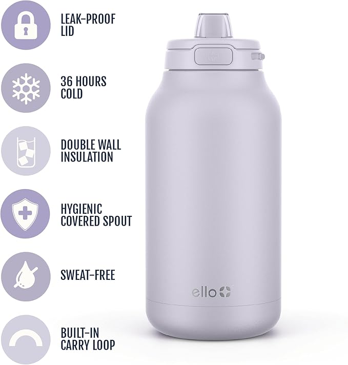 Ello Hydra 64oz Half Gallon Vacuum Insulated Stainless Steel Jug - Image 4