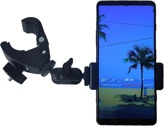 Phone Holder with Clamp for Golf Cart Universal Phone Mount Holder for Bicycle by Hocoder