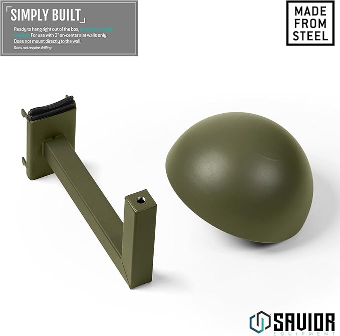 Savior Equipment Wall Rack System Tactical Helmet Attachment Gear Wall Mount - Image 5