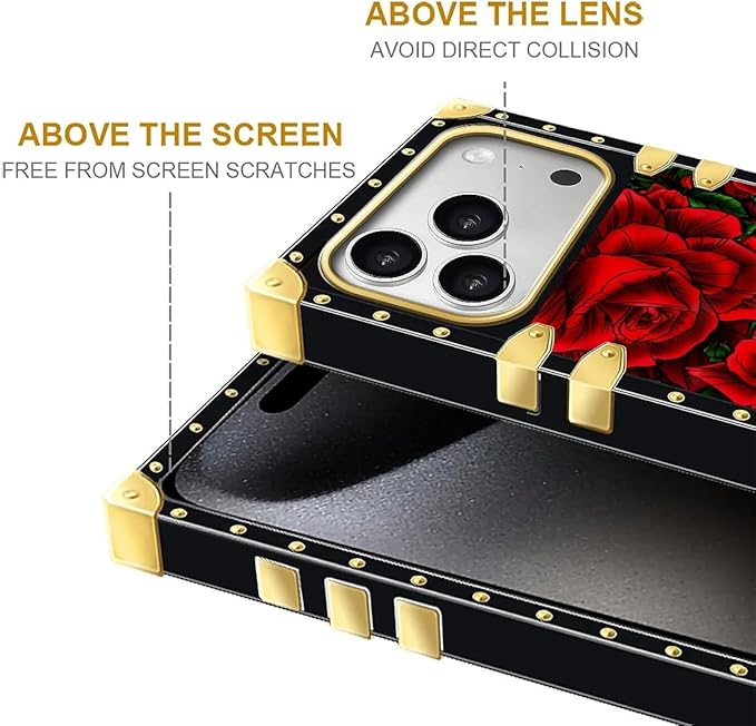 for iPhone 17 Pro Case Luxury Golden Decoration - Image 7