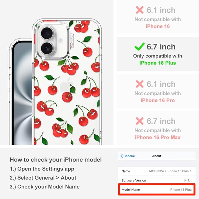 MOSNOVO Case for iPhone 16 - Image 2