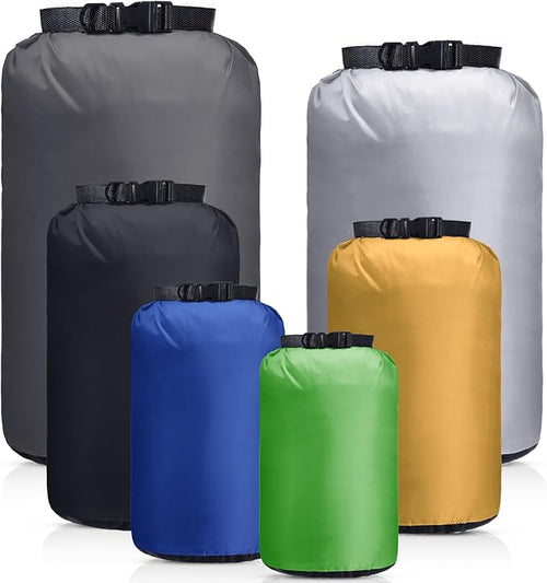 6 Pcs Waterproof Dry Bag Sack Lightweight Outdoor Dry Bags 35 L, 20 L, 15 L by GliCraft