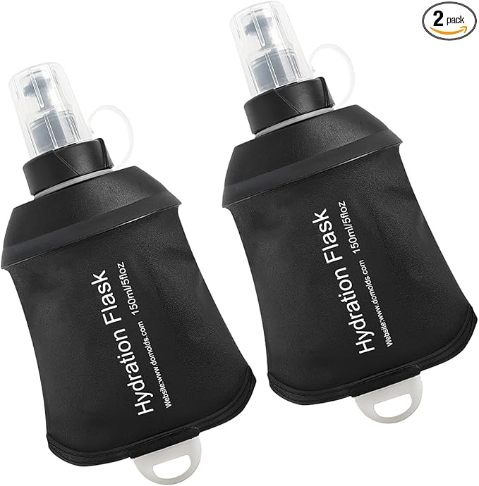 WILDREEDS 150ml Soft Flask, TPU Collapsible Soft Water Bottle by WILDREEDS