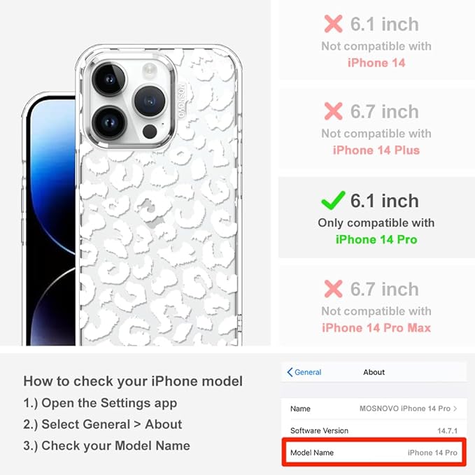 MOSNOVO Case for iPhone 14 Pro - Image 2