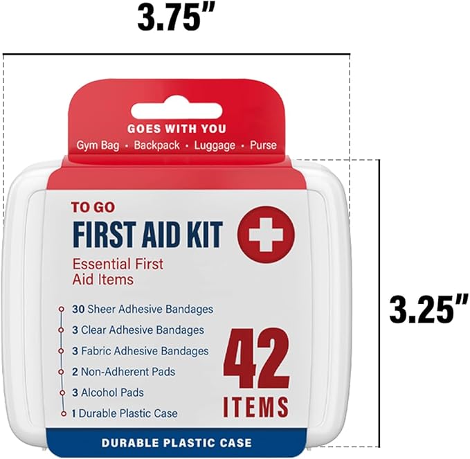 DecorRack 500 Piece First Aid Kit, 12 Individual Boxes of 42 Items Each - Image 5