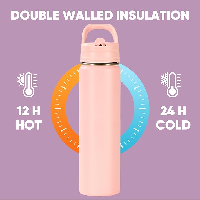 Fijinhom 24oz Insulated Stainless Steel Water Bottle - Image 5
