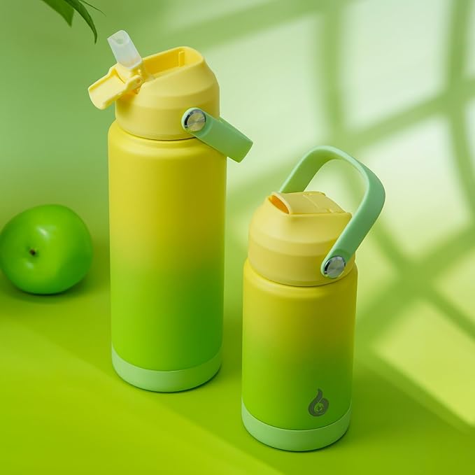 BJPKPK Water Bottle with Straw Lid, 32oz Vacuum Insulated Water Bottles - Image 6