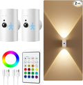 EZVALO Motion Sensor Wall Sconces, Battery Operated Wall Lights by EZVALO
