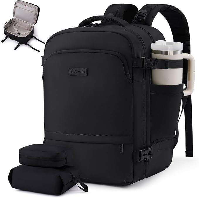 LOVEVOOK Travel Backpack for Women & Men, Carry On Backpack by LOVEVOOK