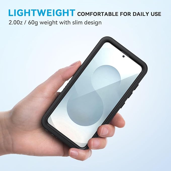 Lanhiem for Samsung Galaxy S25+ Plus Case, IP68 Waterproof Dustproof Case - Image 5