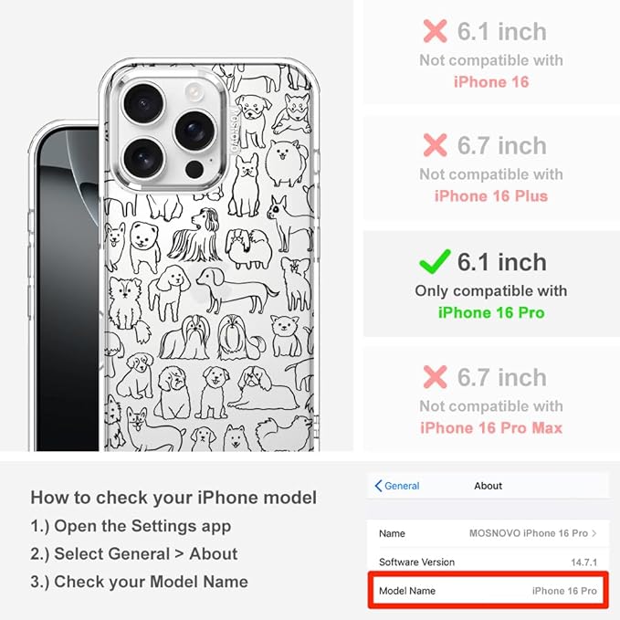 MOSNOVO Case for iPhone 16 Pro - Image 2