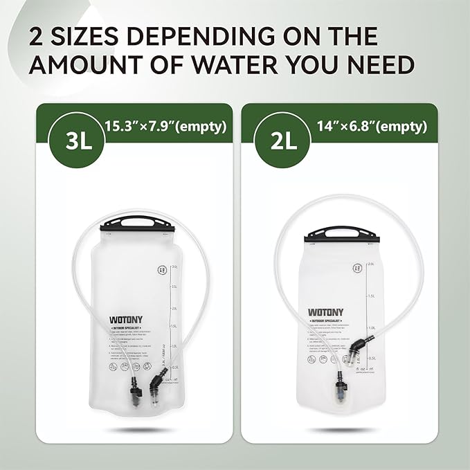 wotony Hydration Backpack with Water Bladder - Image 5