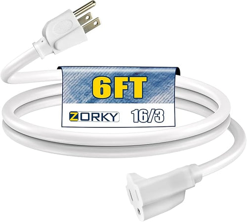 6ft Outdoor Extension Cord for Christmas Decorations by Zorky