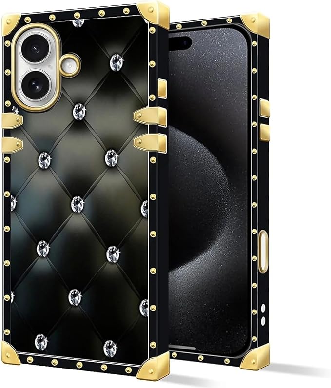 for iPhone 17 Case Luxury Golden Decoration - Image 2