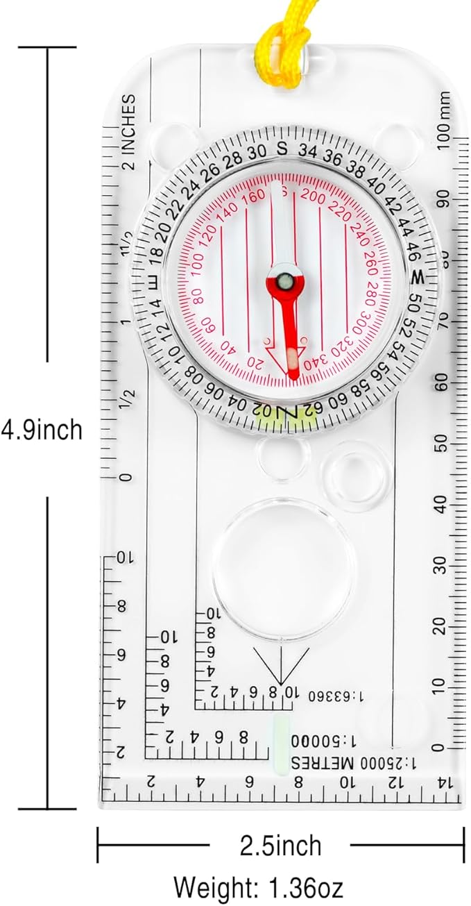 Eyeskey Multifunctional Military Sighting Navigation Compass - Image 5
