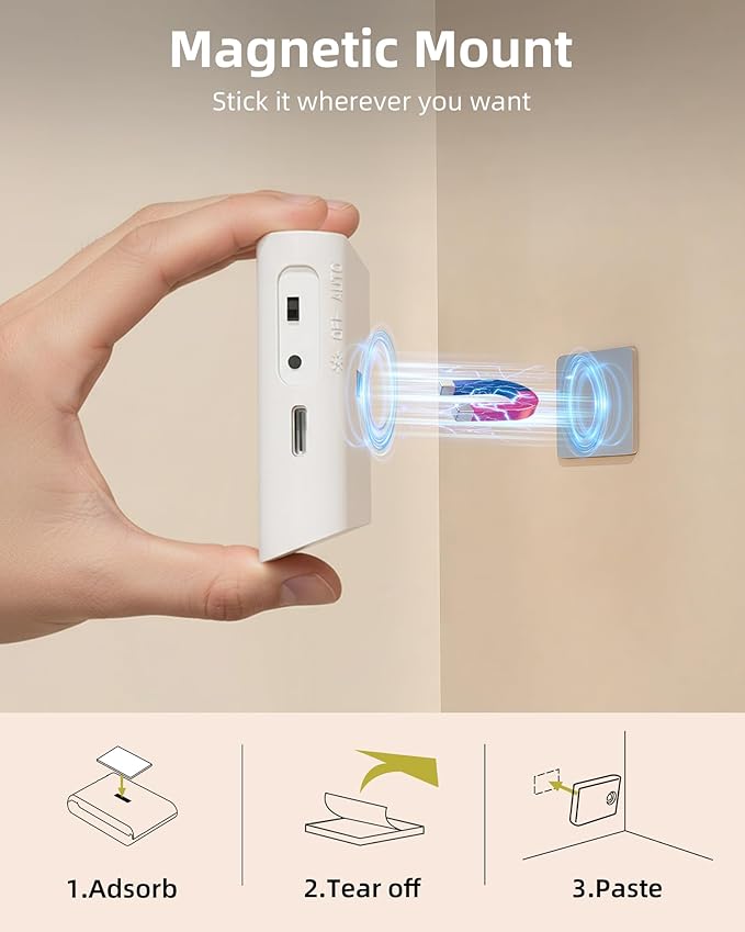 EZVALO Motion Sensor Stair Lights Indoor, Rechargeable Night Lights - Image 6