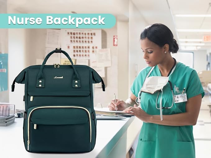 LOVEVOOK 17 inch Laptop Backpack Women, Large Travel Computer Back Pack - Image 7