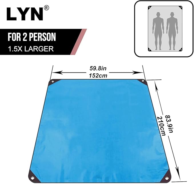 LYN Heavy Duty Emergency Blanket Survival Gear Waterproof Insulated Blanket - Image 2