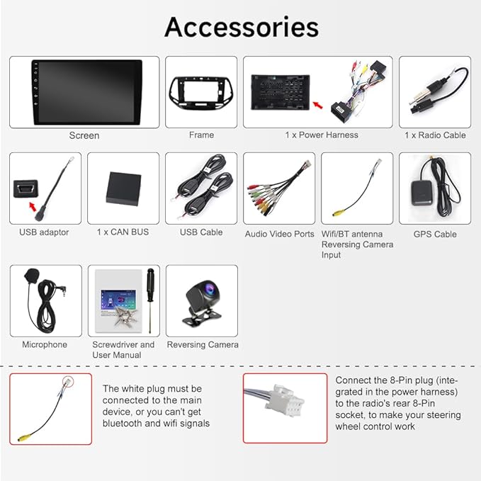 ASURE 4+64G Android 15 Car Stereo - Image 8