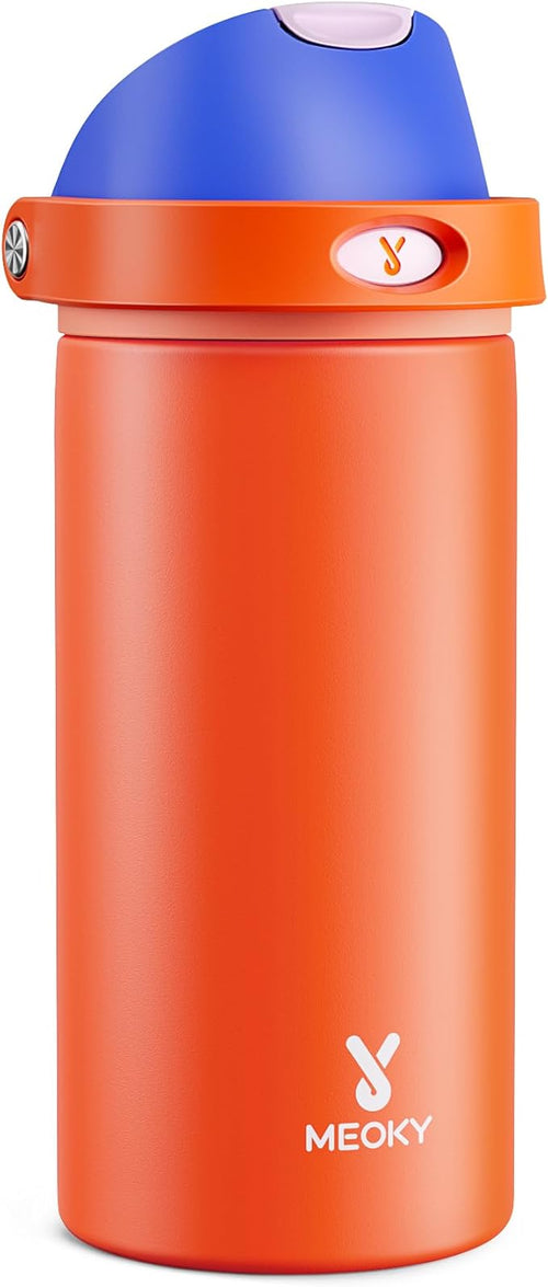 18 oz Insulated Water Bottle for Kids: Meoky Metal Water Bottle by MEOKY