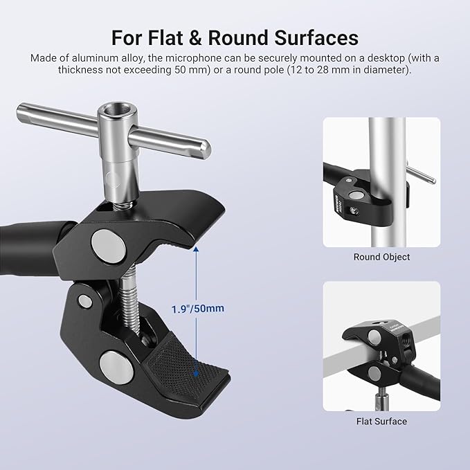 NEEWER Desktop Microphone Stand - Image 3