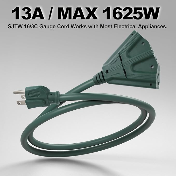 EP 2 Pack 6 Ft Outdoor Extension Cord - Image 7